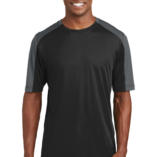 PosiCharge ® Competitor Sleeve Blocked Tee Thumbnail