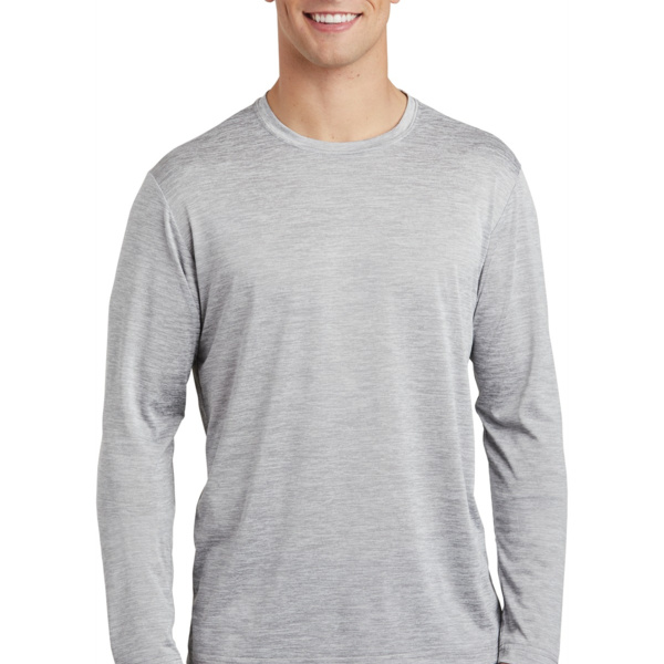 PosiCharge ® Long Sleeve Electric Heather Tee Thumbnail