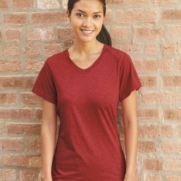 Women’s Triblend Performance V-Neck T-Shirt Thumbnail