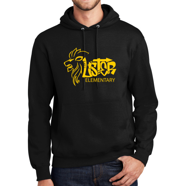 Lister Elementary - Tall Essential Fleece Pullover Hooded Sweatshirt  Thumbnail